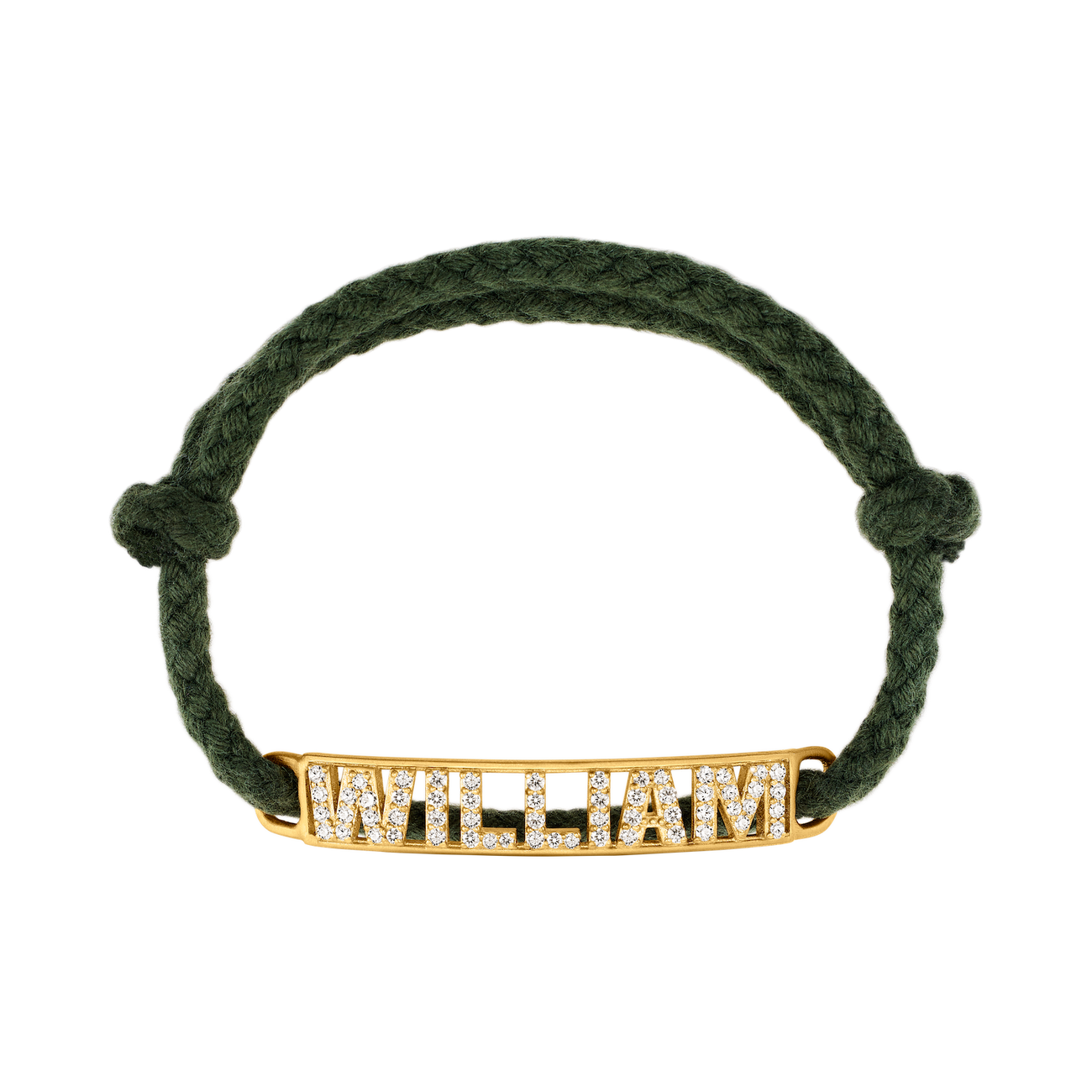 Custom Diamond Nameplate Bracelet