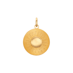 Sun Burst Medallion Charm