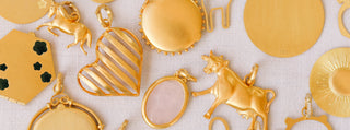 Gold Charms - Rondel
