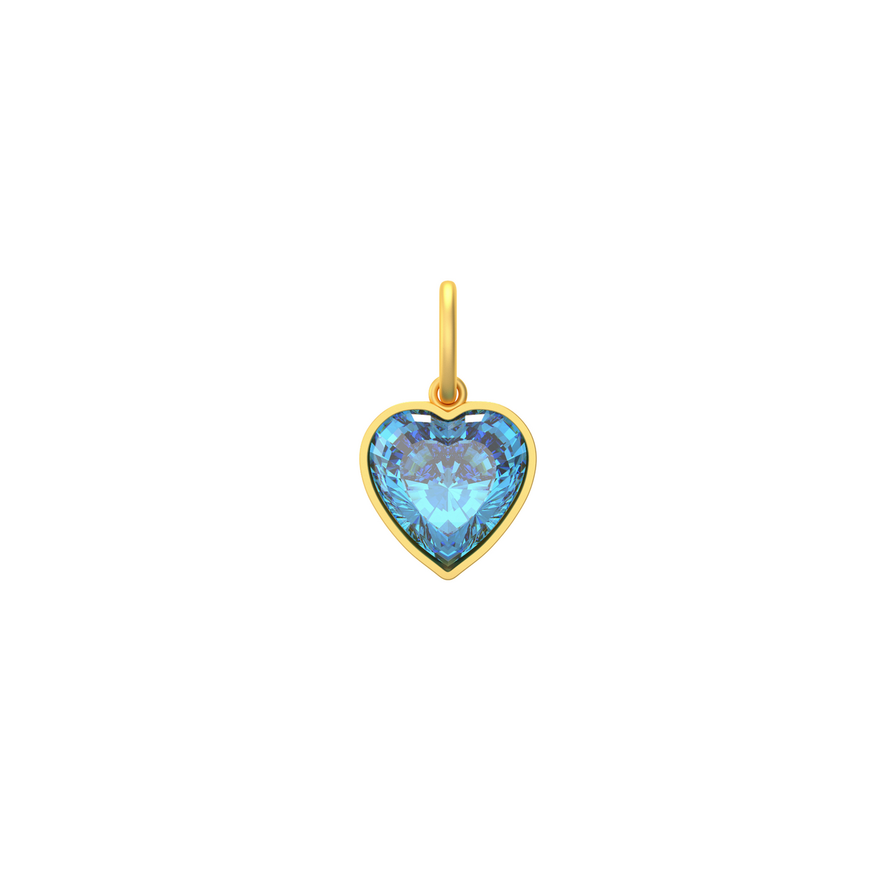 Blue Topaz Heart