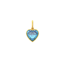 Blue Topaz Heart