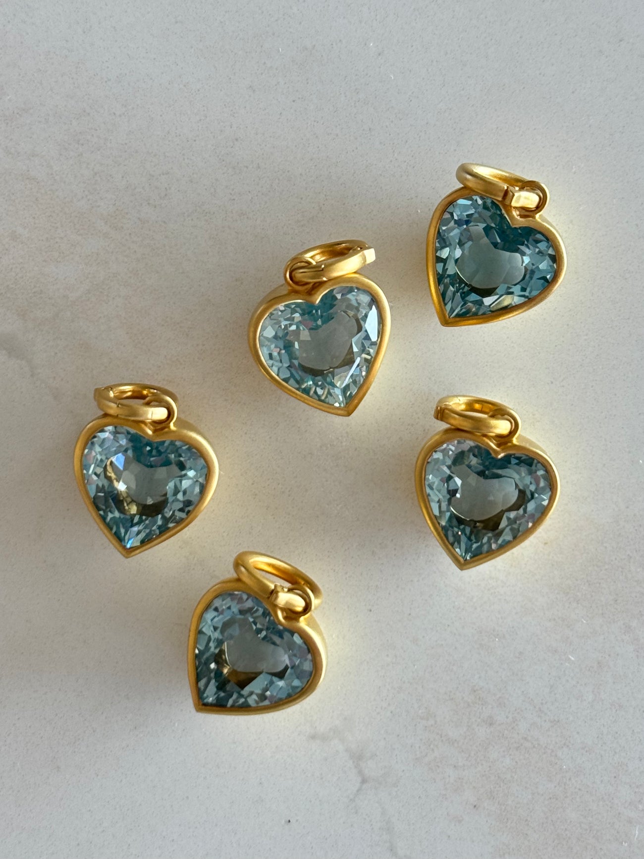 Blue Topaz Heart